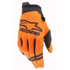 Segunda imagem do produto Luva Alpinestars Radar 21 - Laranja Preto