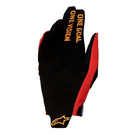 Segunda imagem do produto Luva Alpinestars Radar Pro Preto Vermelho