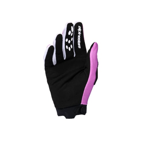 Segunda imagem do produto Luva Alpinestars Stella Full Bore V2 Feminino Roxo Branco Preto