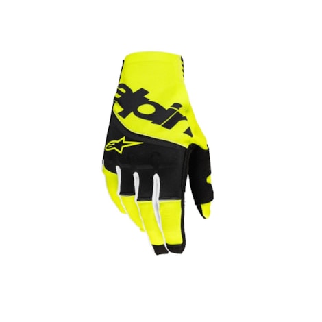 Luva Alpinestars Techstar 25 - Preto Amarelo