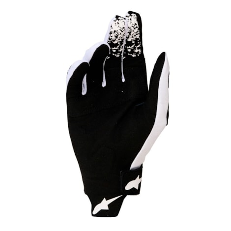 Segunda imagem do produto Luva Alpinestars Techstar Branco Preto