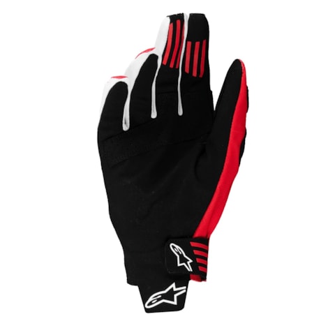 Segunda imagem do produto Luva Alpinestars Techstar - Preto Vermelho Flúor