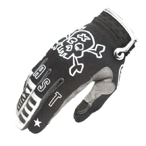 Luva Fasthouse MX Speed ??Style The Bird Preto Branco