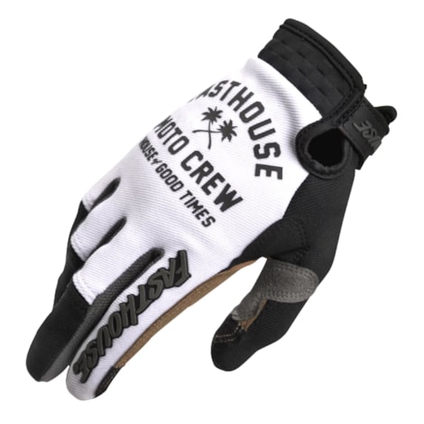Luva Fasthouse Speed Style Haven Branco Preto