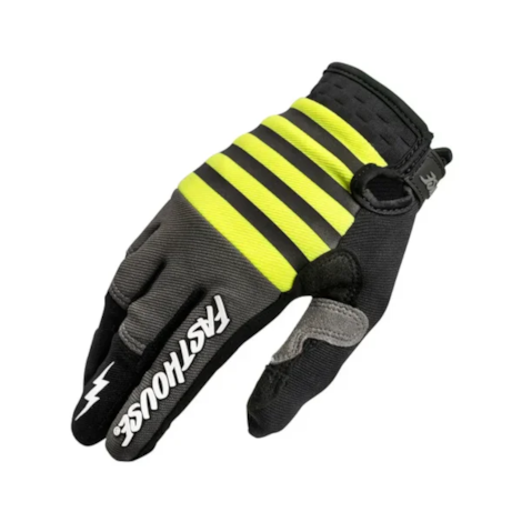 Luva Fasthouse Speed Style Omega Amarelo Flúor Cinza