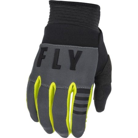Luva Fly F-16 22 Infantil - Cinza Preto Flúor