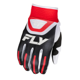 Luva Fly F16 25 - Preto Vermelho Branco