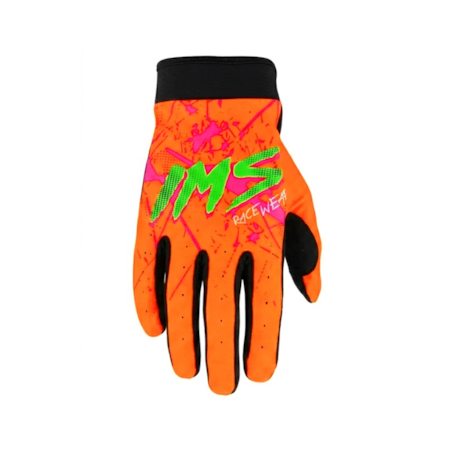 Segunda imagem do produto Luva IMS Solid Infantil Splash Laranja Flúor