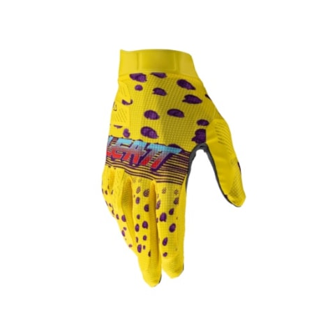 Segunda imagem do produto Luva Leatt Gripr 1.5 - Amarelo Roxo