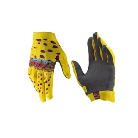 Luva Leatt Gripr 1.5 - Amarelo Roxo