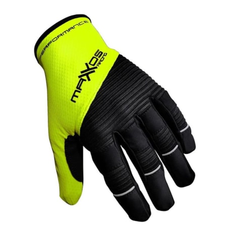 Luva Mattos Racing MX Flex - Amarelo Flúor