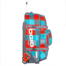 Mala de Equipamentos Ogio Rig 9800 Pro Wheeled Bag Blackade Vermelho