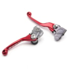 Manete Zeta 3 Finger CRF250R (07/23) CRF250RX (19/23) CRF450R (07/20) CRF450RX (17/20) Vermelho