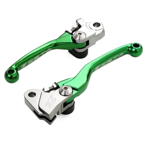 Manete Zeta 3Finger KXF250 13/20 KXF450 13/18 YZ125/250 08/14 YZ250F 07/08 YZ426F/450F 08 - Verde