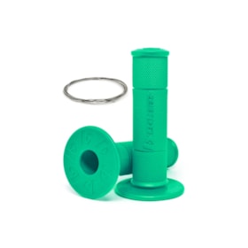 Manopla Biker Diamond Grip - Pine Green