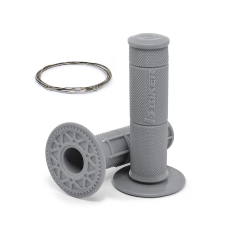 Manopla Biker Diamond Waffle - Cinza