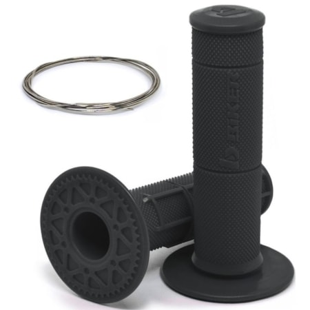 Manopla Biker Diamond Waffle - Preto
