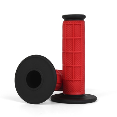 Manopla BR Parts Dual Diamond Waffle Soft Firm - Vermelho Preto