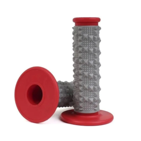 Manopla BR Parts Xtremer Cinza Vermelho