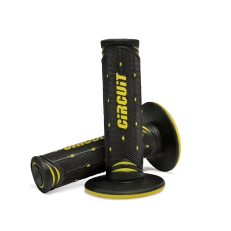 Manopla Circuit Jupiter Racing - Preto Amerelo