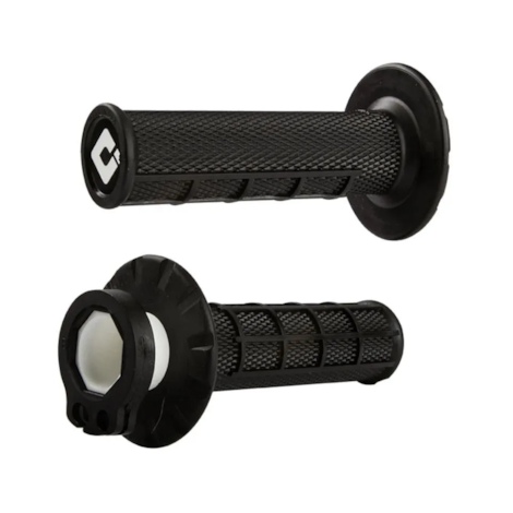 Manopla Odi Lock-On V2 MX Half Waffle Preto