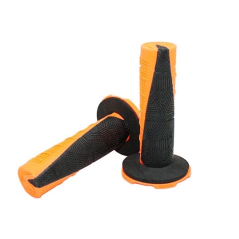 Manopla Red Dragon Duosoft - Laranja/Preto - C/Donuts Incluso 