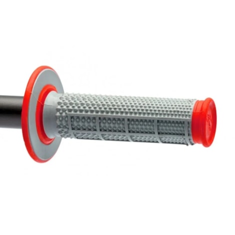 Manopla Renthal Dual MX Tapered Diamondd Waffle Soft Firm 50/50 - Vermelho