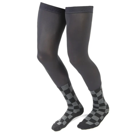 Meia Fasthouse Elrod Legacy Knee Brace Preto