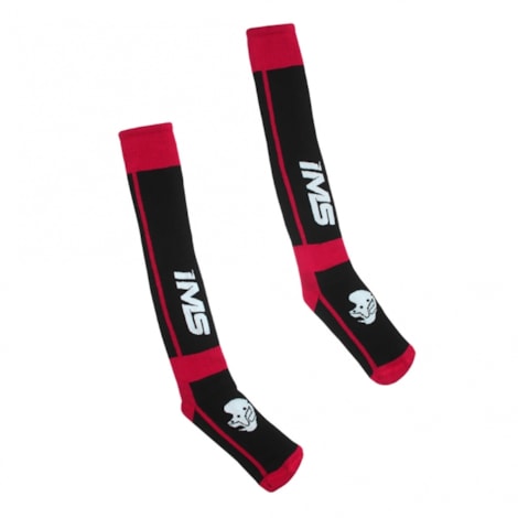 Segunda imagem do produto Meião IMS Infantil - Preto Vermelho