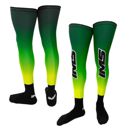 Meião IMS MX - Verde Flúor Degrade