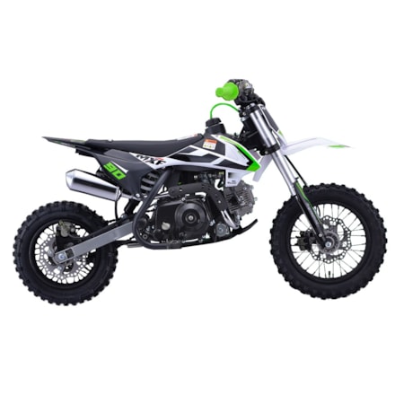 Segunda imagem do produto Mini Moto MXF Pro Racing 90cc 4T C/ Partida - Verde