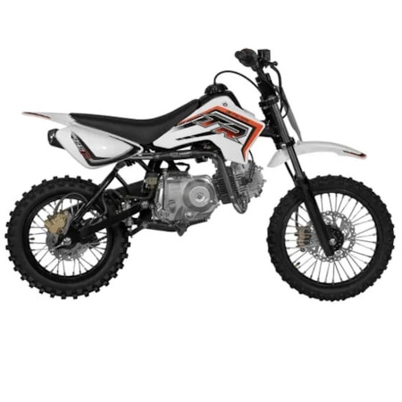 Segunda imagem do produto Mini Moto Pro Tork TR-125F Aro 14/12 - Branco