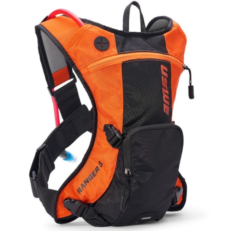 Mochila de Hidratação USWE Ranger 3 2L - Laranja Preto