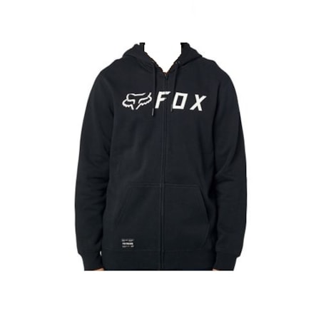 Segunda imagem do produto Moletom Fox Lifestyle Apex Zip - Preto Branco