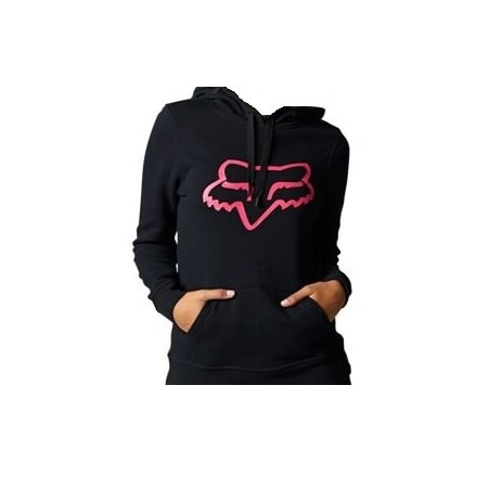 Moletom Fox Lifestyle Feminino Boundary - Preto Rosa