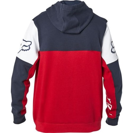 Segunda imagem do produto Moletom Fox Lifestyle Honda - Azul Vermelho