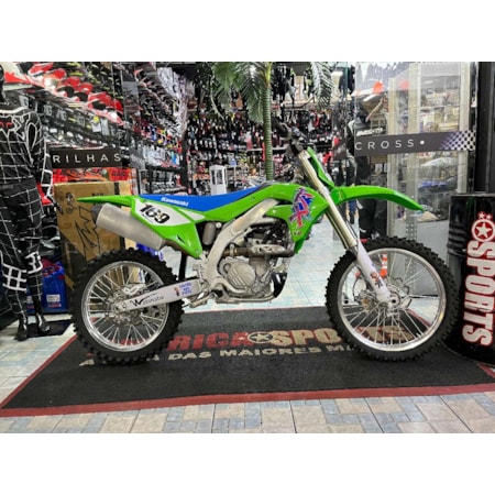 Segunda imagem do produto Moto Kawasaki KX 250 2024 - Verde (3h de uso)