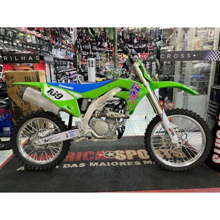 Moto Kawasaki KX 250 2024 - Verde (3h de uso)