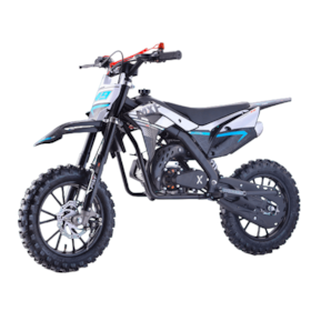 Moto MINI Cross MXF Com Partida 49cc 2T - Azul