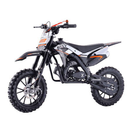 Moto MINI Cross MXF Com Partida 49cc 2T - Laranja