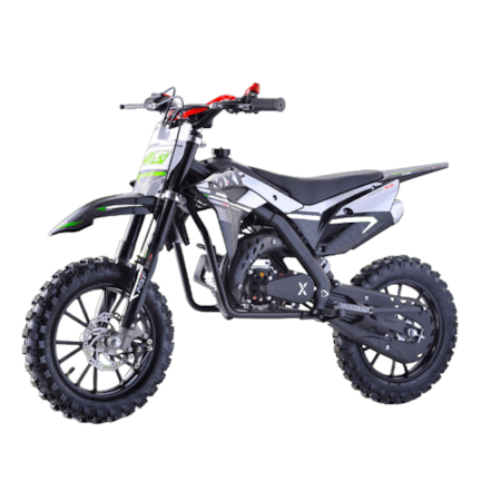 Moto MINI Cross MXF Com Partida 49cc 2T - Verde