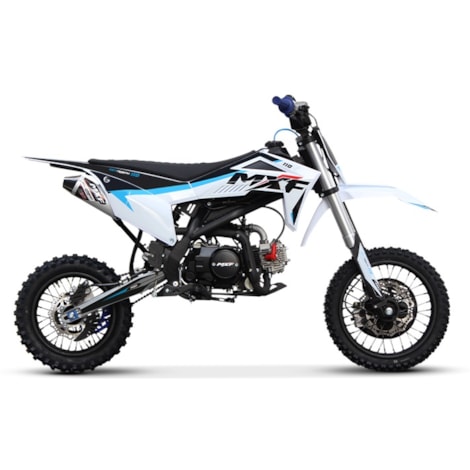 Moto Mini MXF Pro Racing 110RR C/ Partida 4T - Azul