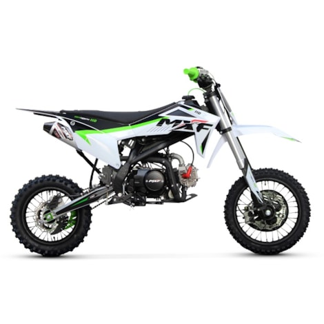 Moto Mini MXF Pro Racing 110RR C/ Partida 4T - Verde