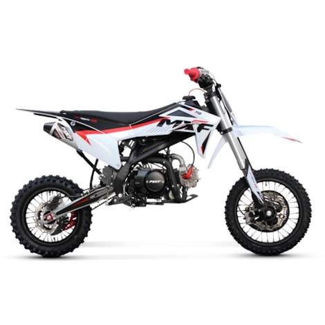Moto Mini MXF Pro Racing 110RR C/ Partida 4T - Vermelho