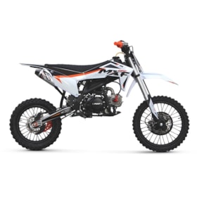 Moto Mini MXF Pro Racing 125RR C/ Partida 4T - Laranja