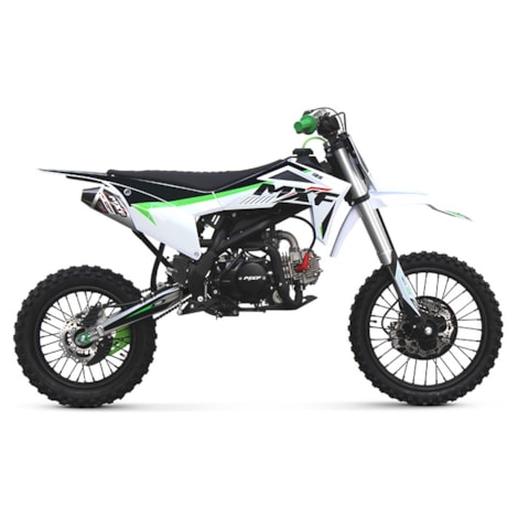 Moto Mini MXF Pro Racing 125RR C/ Partida 4T - Verde