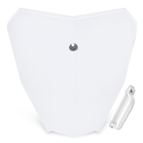 Number Plate + Passa Cabo Next CRF 230 - Branco