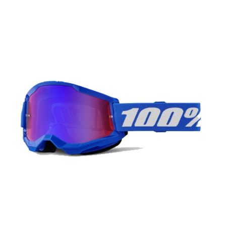 Óculos 100% Strata 2 Lente Espelhada - Azul