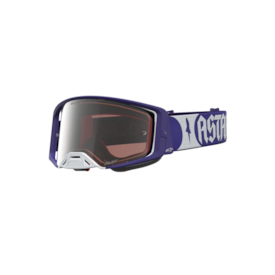 Óculos Alpinestars Supertech Atrox Azul Branco Lente Prata