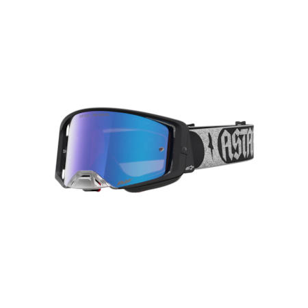 Óculos Alpinestars Supertech Atrox Preto Prata Lente Rosa